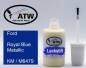 Preview: Ford, Royal Blue Metallic, KM / M6479: 20ml Lackstift, von ATW Autoteile West.